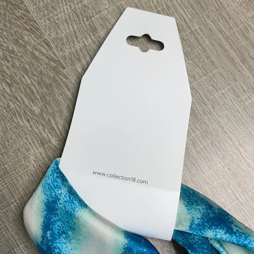 NWT Collection 18 Teal Blue Tie Dye Convertible Wrap Scarf